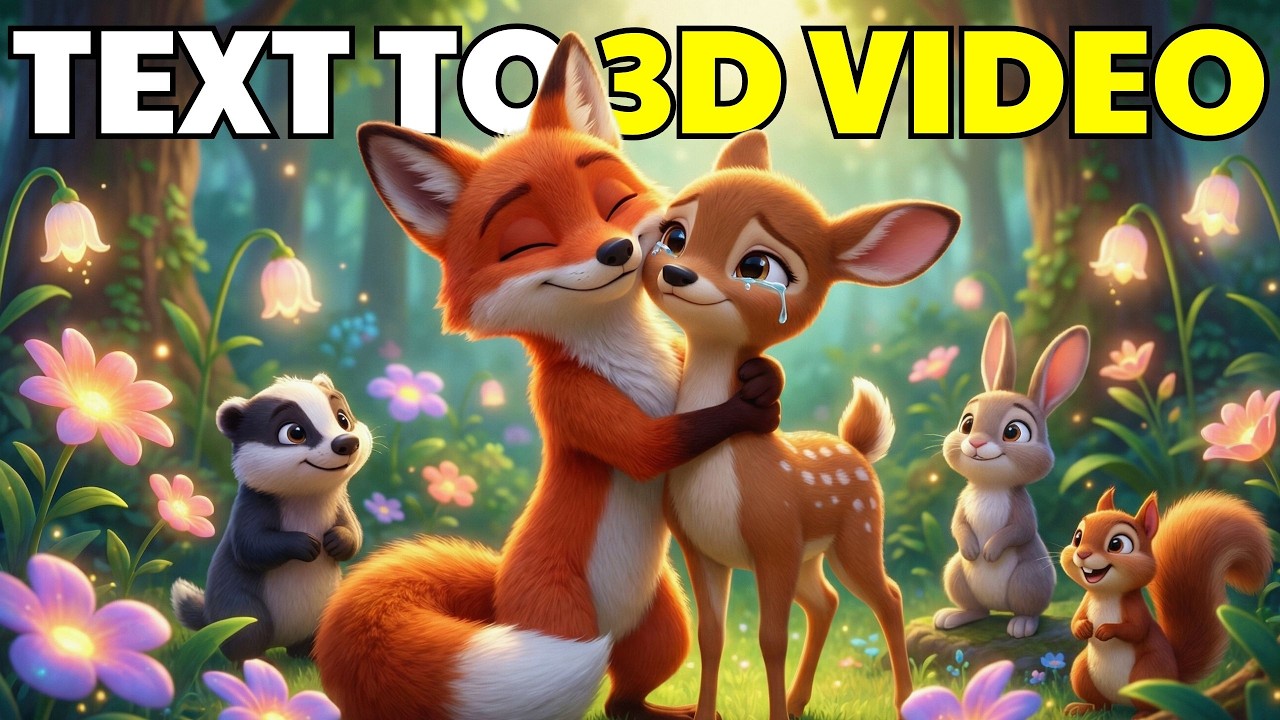 How to Make 3D AI Cartoon Videos in Just One Text to Video Tool