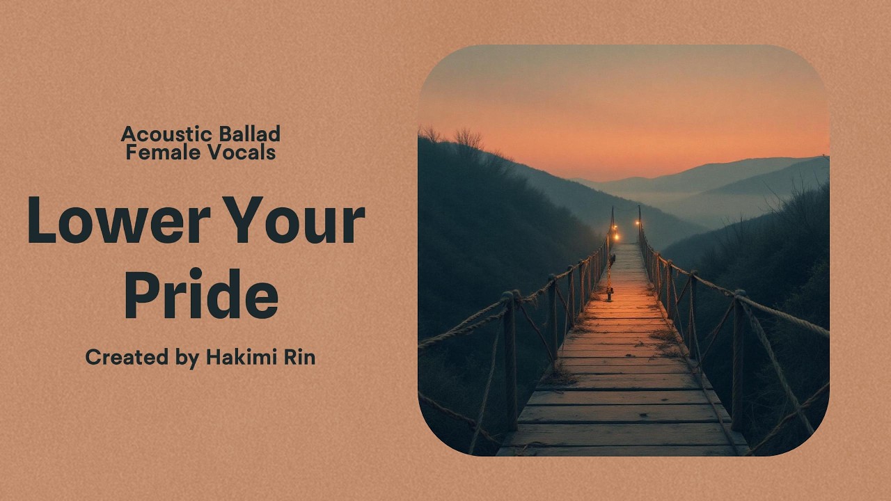 Lower Your Pride – Acoustic Ballad | Hakimi Rin
