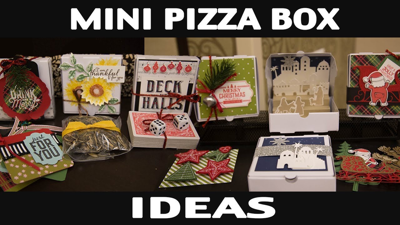 Stamping Jill - Mini Pizza Box Ideas