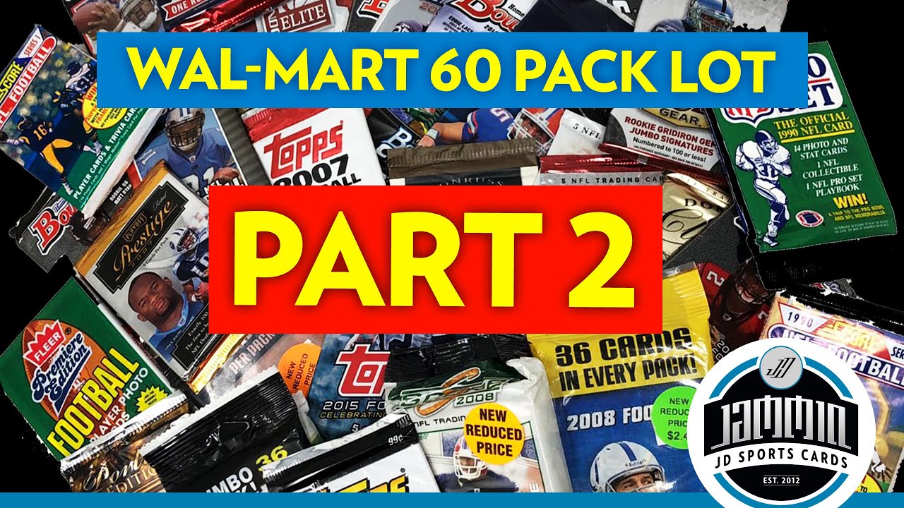 WalMart 60 Assorted Football Pack Opening PART 2