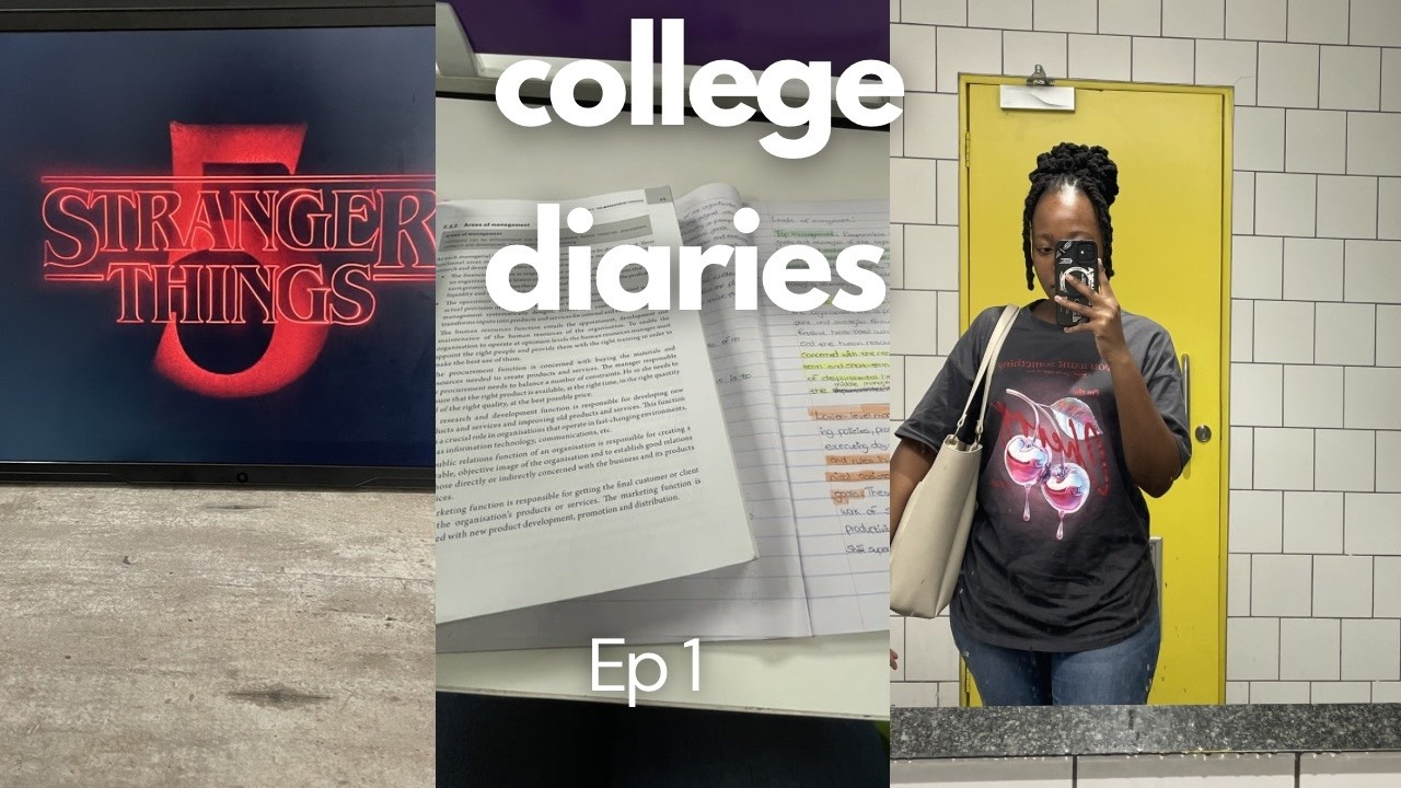 COLLEGE DIARIES | Stranger Things + Studying + Errands + more