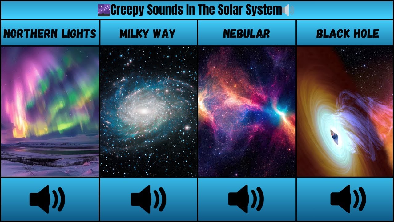 Creepy Sounds in the Solar System🌌🔊