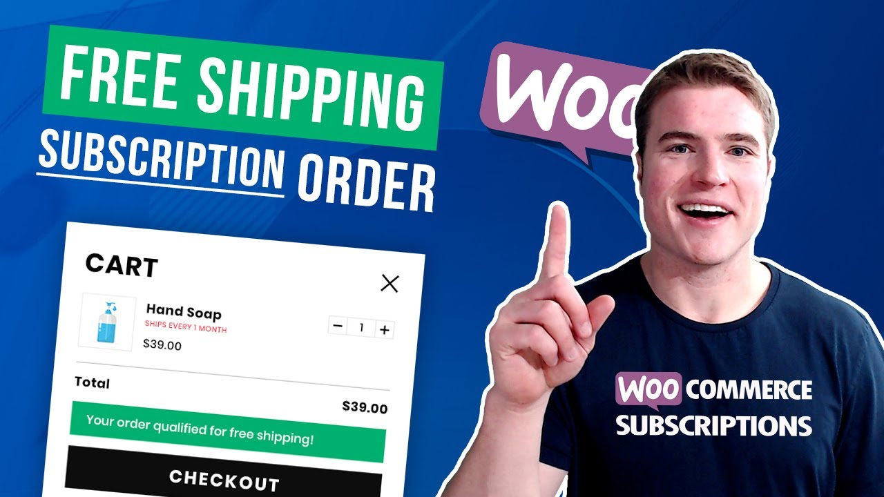 Enable Free Shipping only for WooCommerce Subscription products