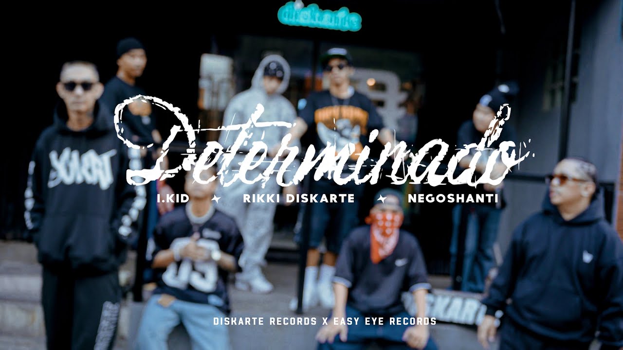 Determinado - Rikki Diskarte, Negoshanti, I.KID (Official Music Video)
