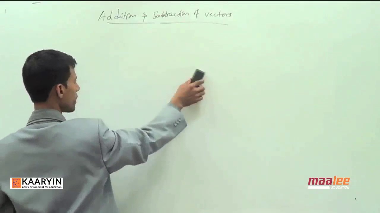 NEET PHYSICS - ADDITION & SUBTRACTION OF VECTORS PART 1 - WWW.NEETLIVE.COM