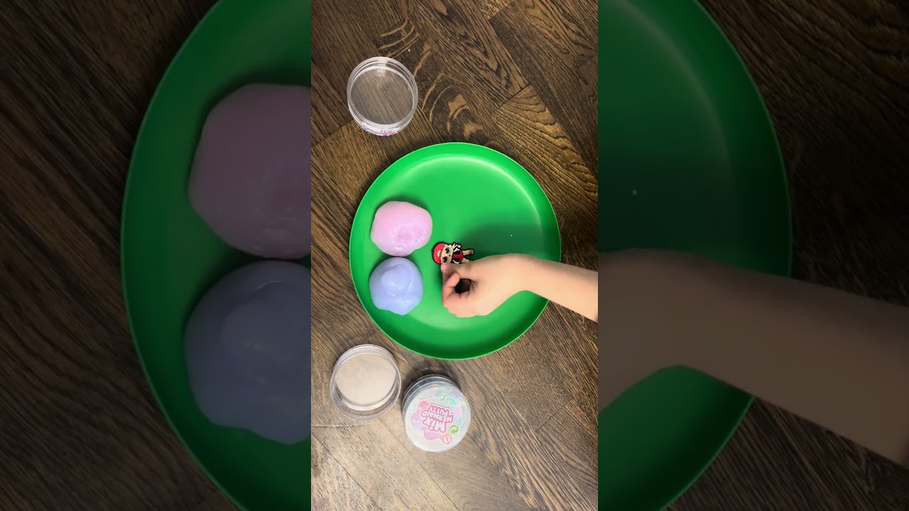 Slime Time - Mix Mermaid Putty - Kids Play and Fun
