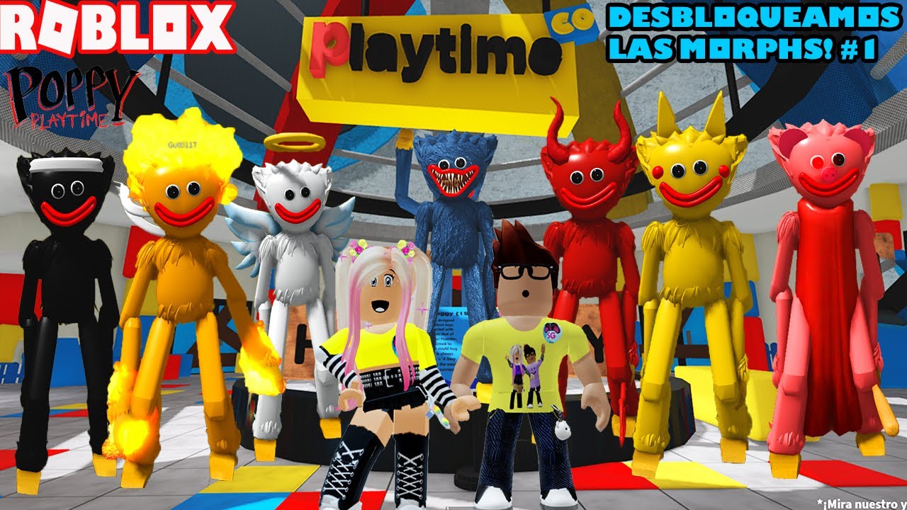 Desbloqueamos Los Morphs De Huggy Wuggy Poppy Playtime Mas Epicos De Roblox #1 😀😀
