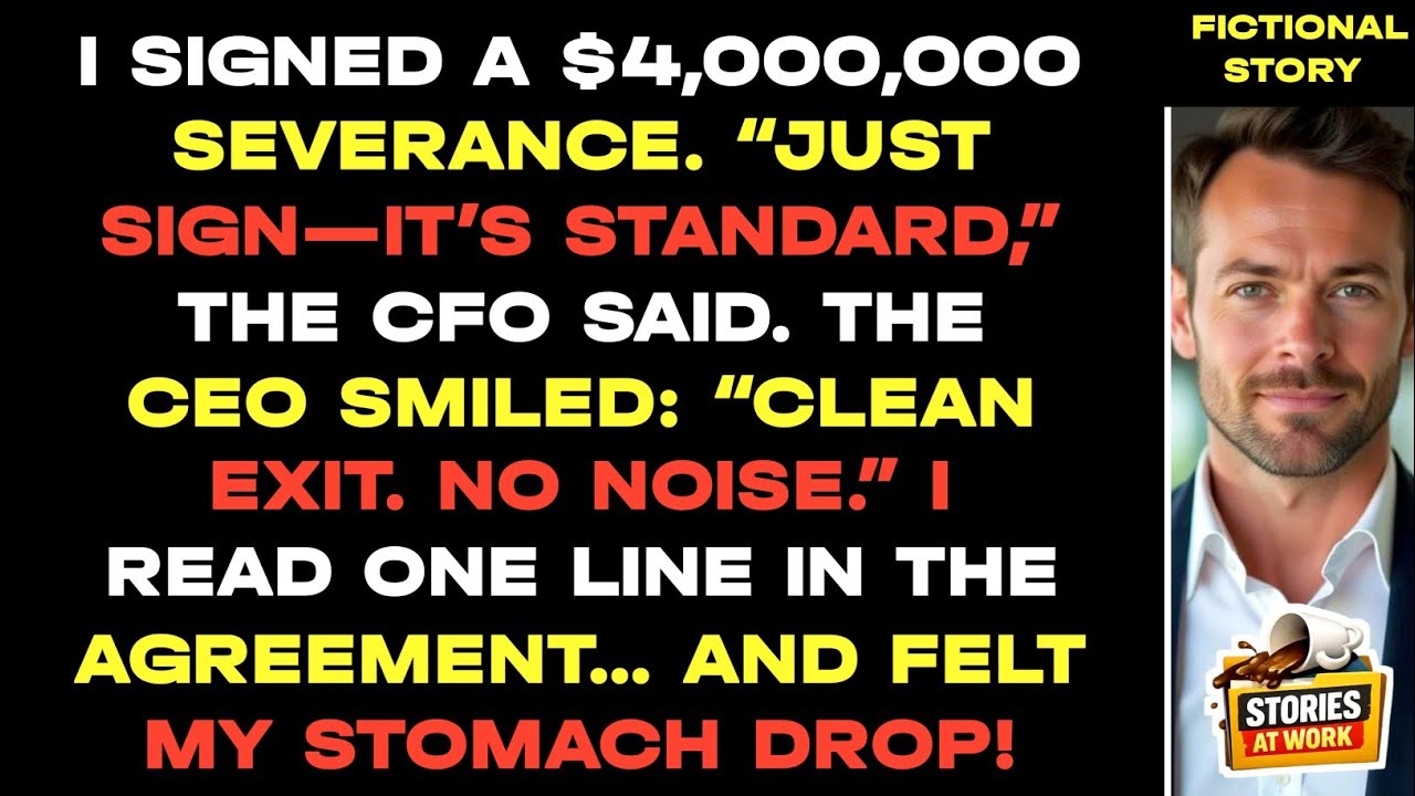 AITA On Merger Day, the Audit Results Collapsed Everything — I Signed the Severance for $4M…