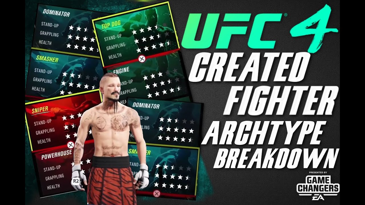 UFC 4 — Анализ архетипа бойца при создании персонажа