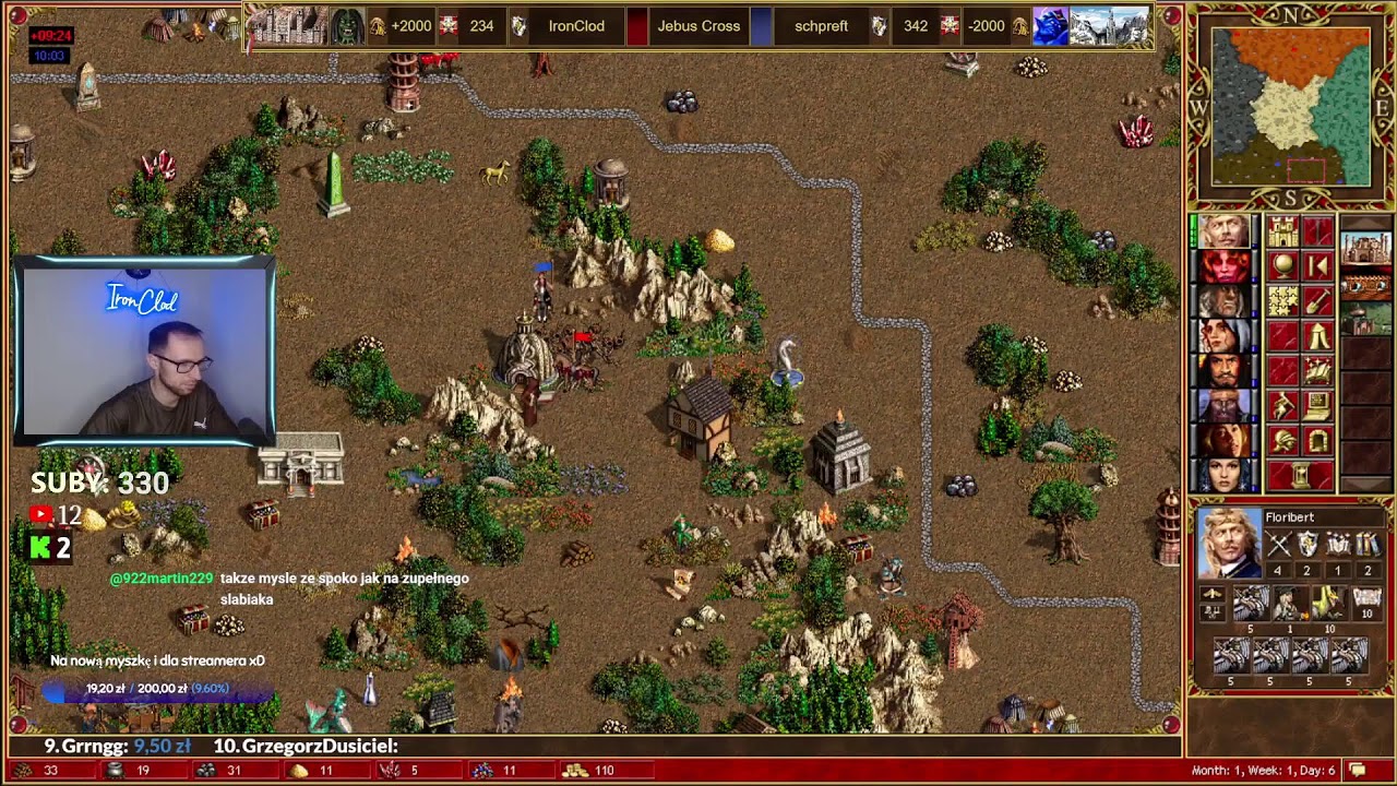 Heroes 3 HOTA - Streamer vs Minus Morale