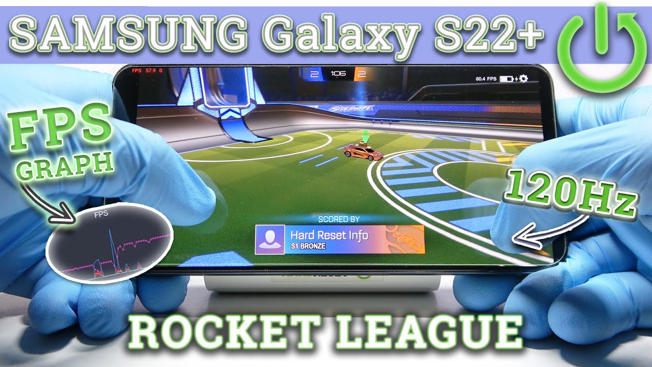 Samsung Galaxy S22+ - Rocket League Sideswipe 🔥 TEST + FPS GRAPH + 120Hz 🔥