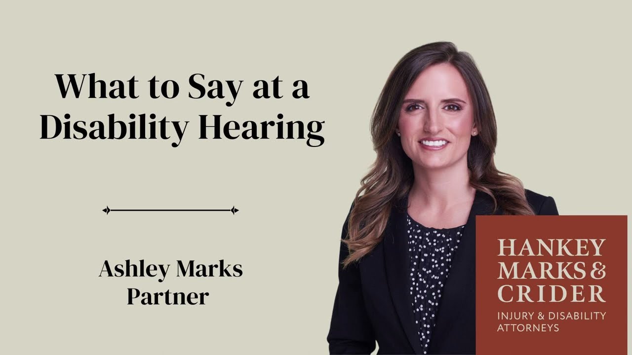 What to Say at a Disability Hearing