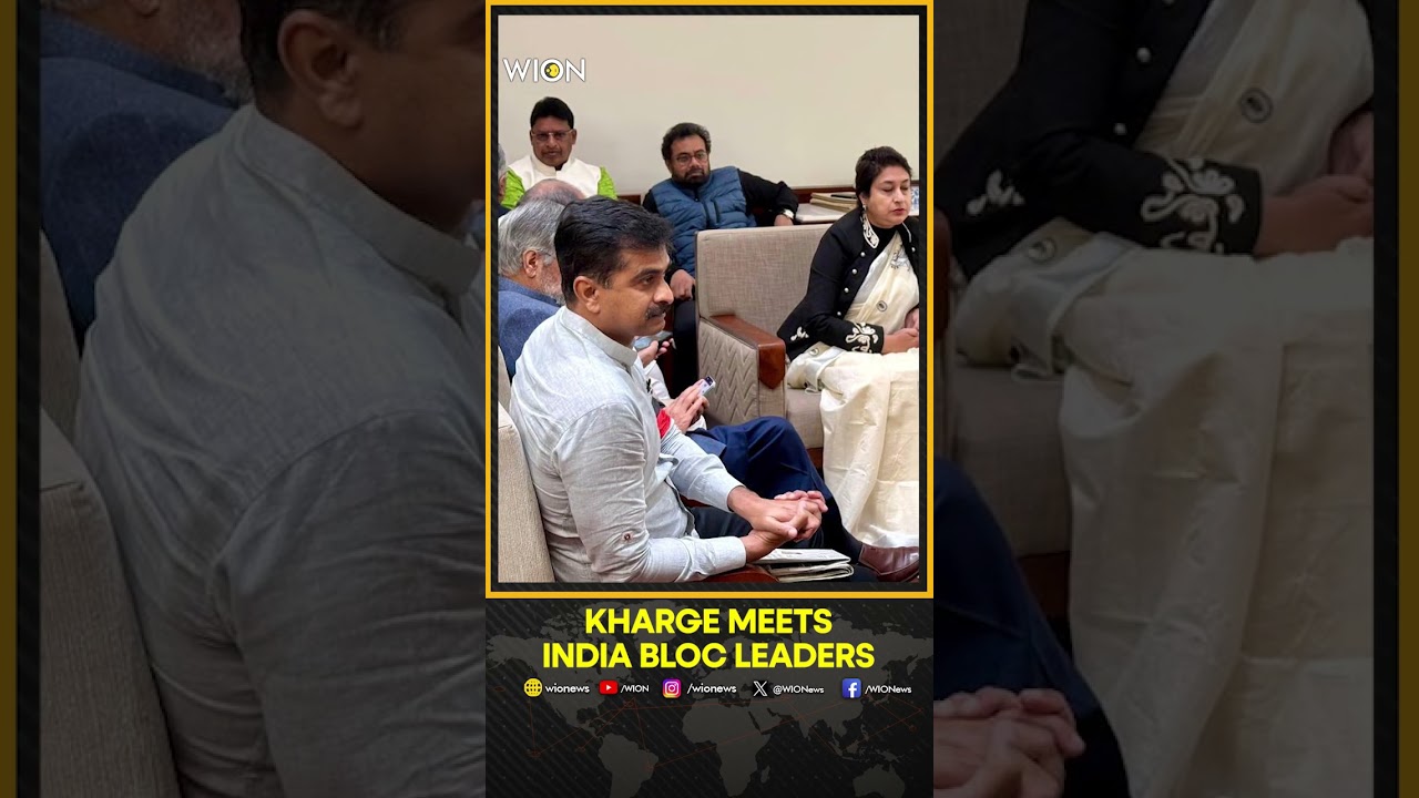 Kharge Hosts India Bloc Leaders Meeting | Rajya Sabha Opposition Update | WION