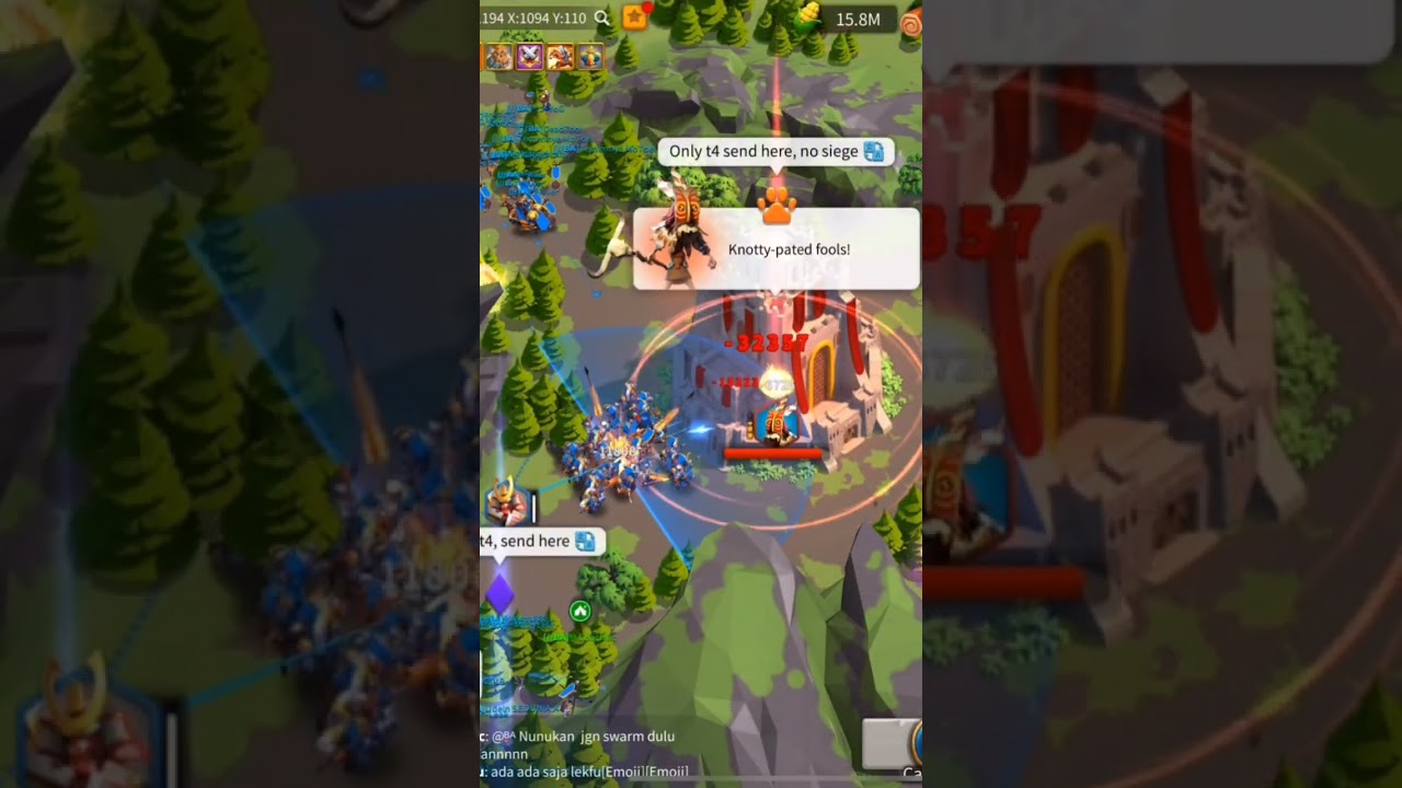 HIGHLIGHT RALLY RCF KVK 1 TANPA T5 - KD INDO 3151 - RISE OF KINGDOMS INDONESIA