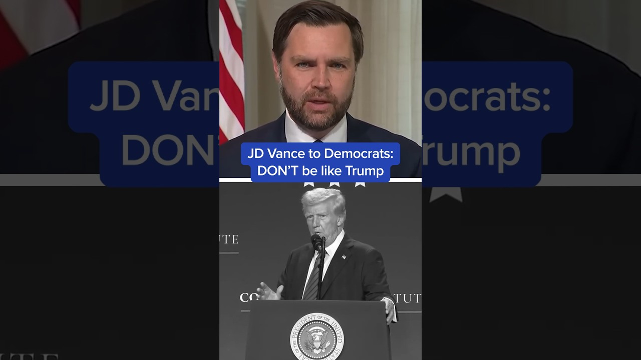 JD Vance to Democrats: DON&rsquo;T be like Trump