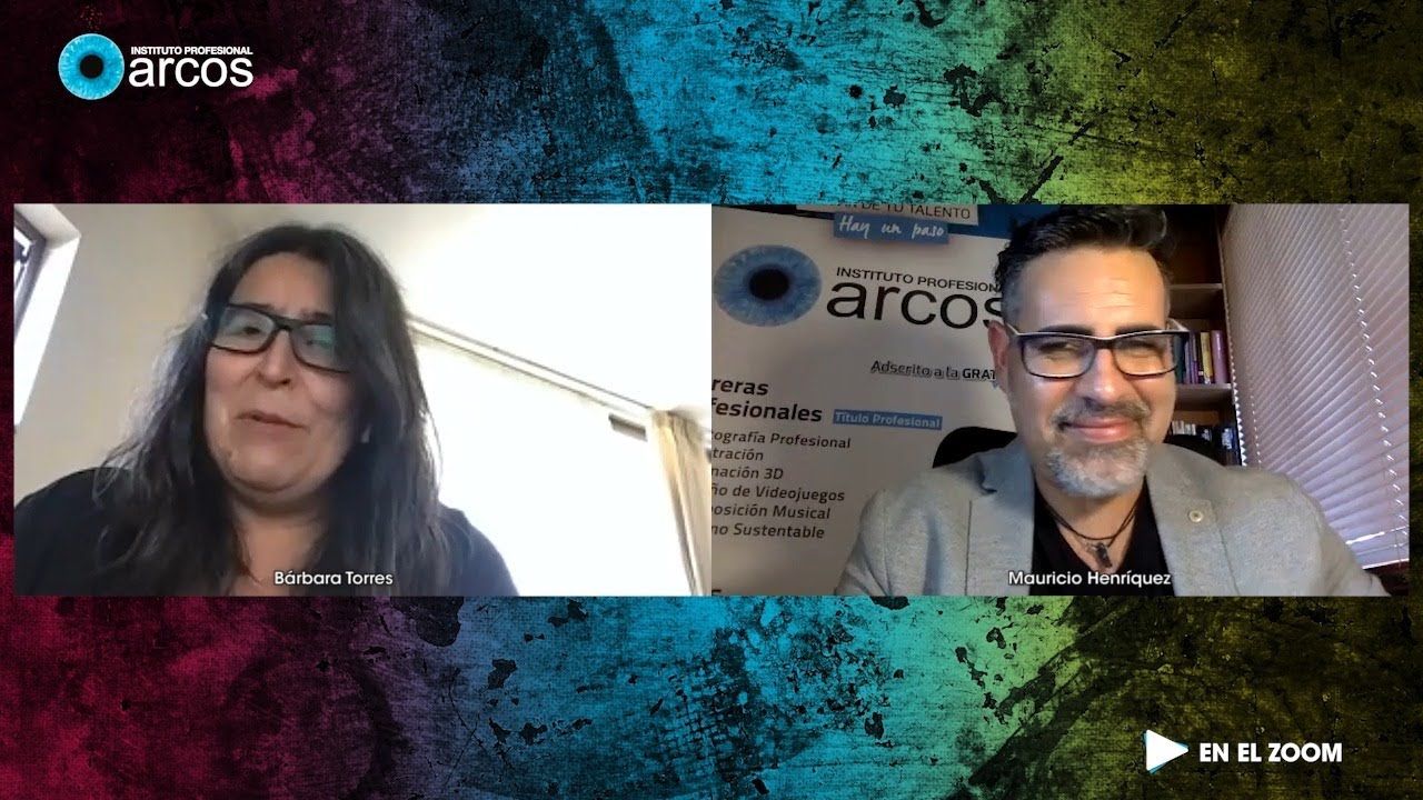 En el Zoom - Barbara Torres, estudiante egresada Diplomado en Diseño Web Online