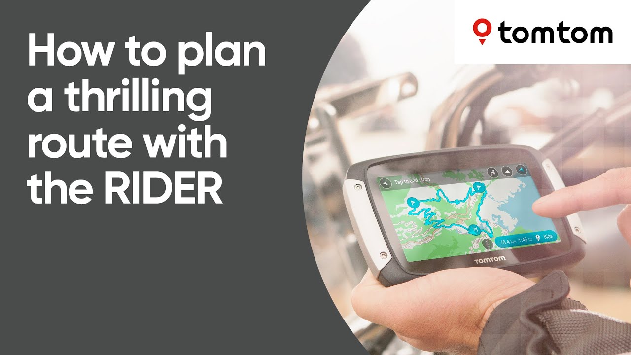 How to plan a thrilling route with the Rider
