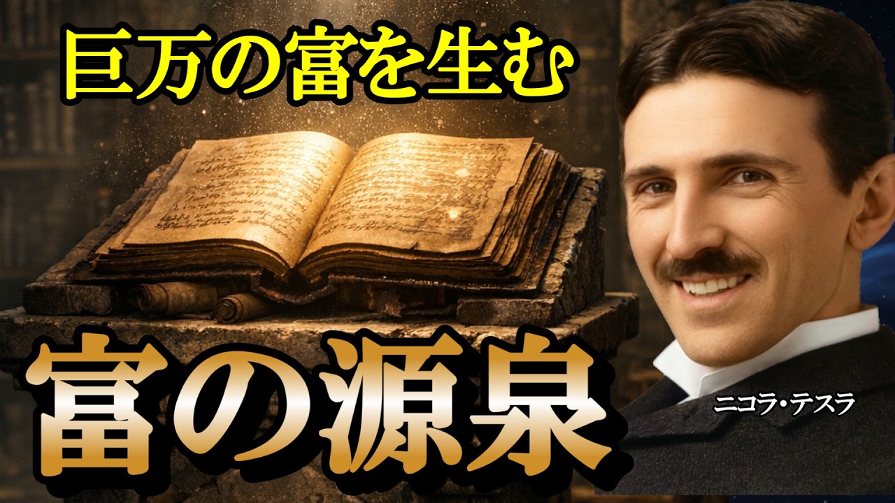【スマホは捨てて】ニコラ・テスラ予言「空気から黄金」で資産爆増