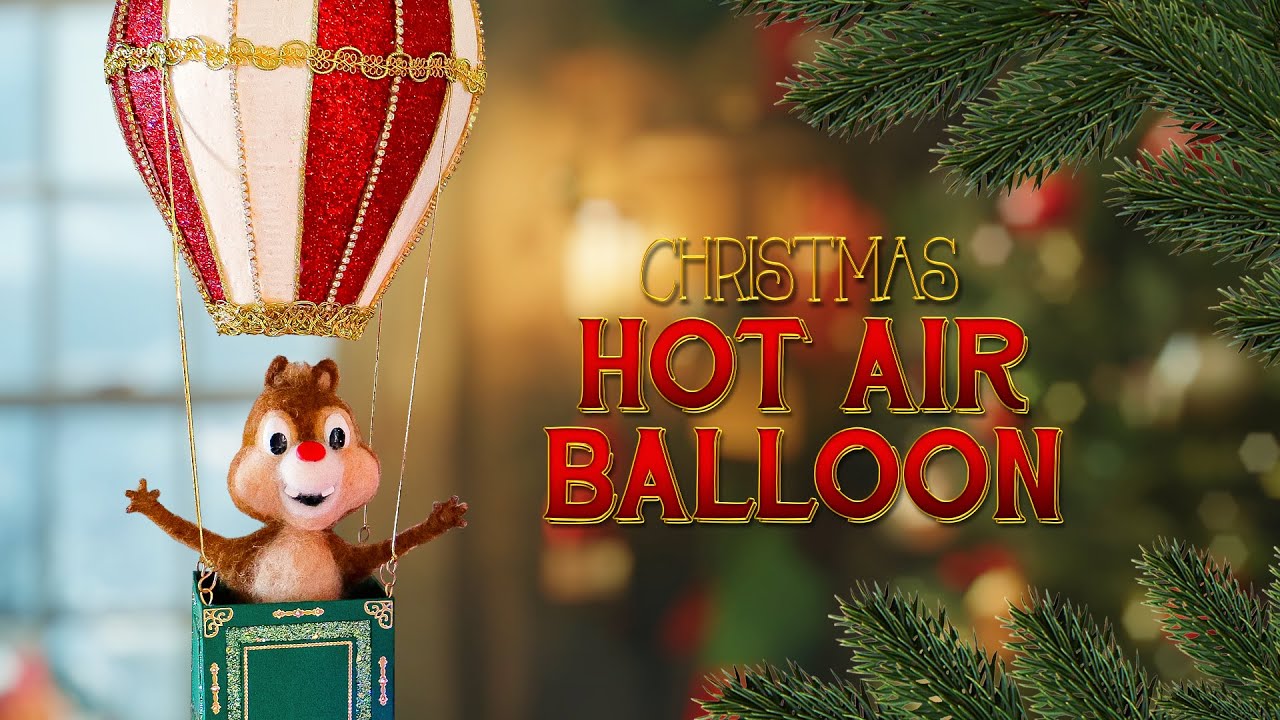 DIY Christmas Decor: How to Make a Festive Hot Air Balloon