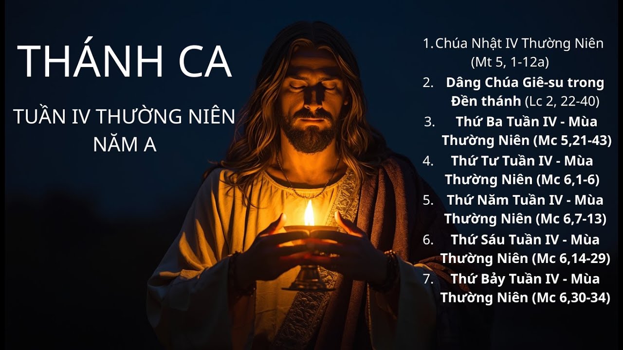 Album Liên Khúc Thánh Ca | Tuần IV Thường Niên | Những Bài Hát Thánh Ca Mới Nhất Năm 2026