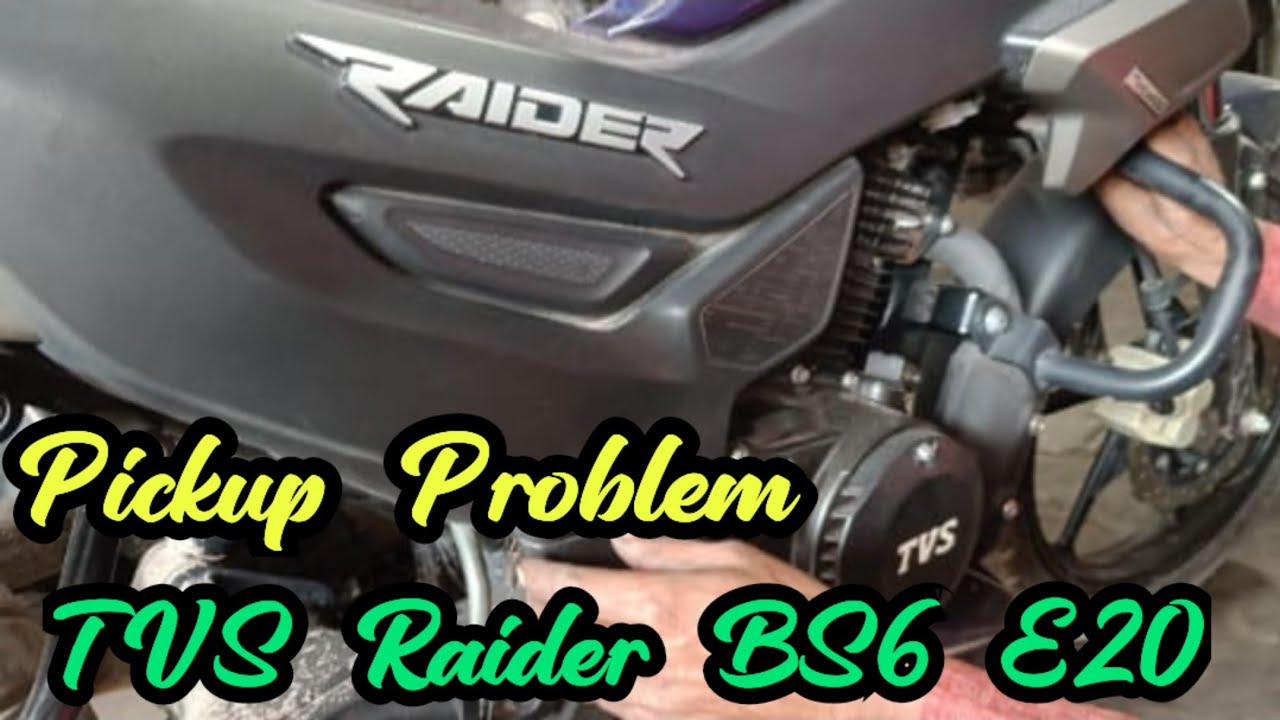 TVS Raider BS6 E20 | Pickup Problem #viralvideo #youtube #bs6 #tvsraider #tvs 