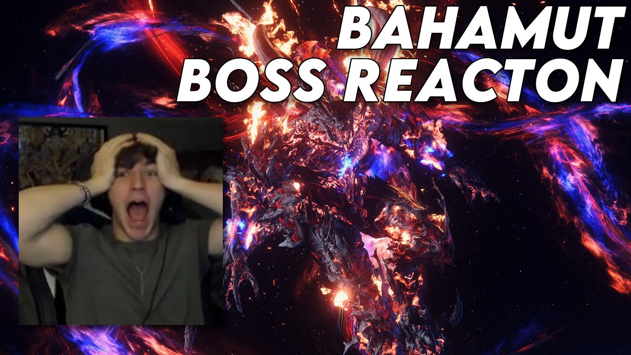 BAHAMUT Fight REACTION! FFXVI Bahamut Boss Fight, Cutscenes