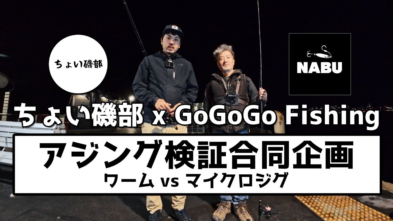 【アジング検証合同企画】- GoGoGo FishingのNabuさんとアジングはワームとマイクロジグどっちが釣れるのか検証してきた