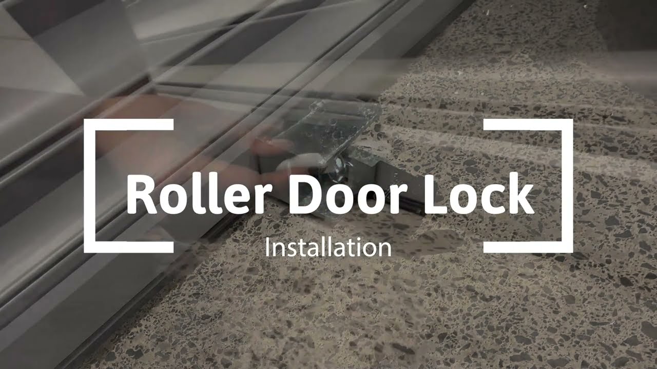 How to install RDF Roller Shutter Lockdown with Removable Anchor