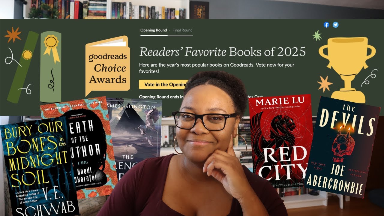 Reacting to the 2025 Fantasy & Sci-fi Goodreads Choice Awards Nominees