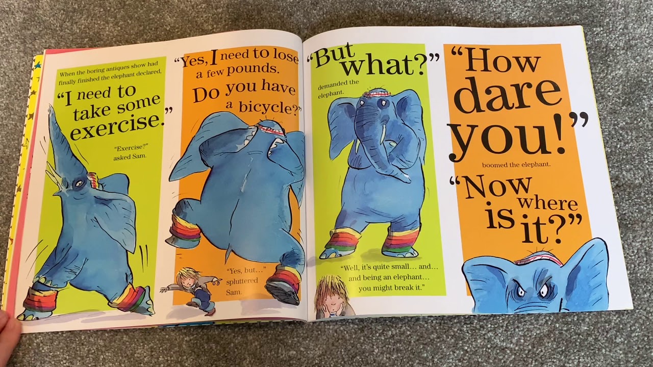 The Slightly Annoying Elephant by David Walliams & illustrated by Tony Ross - Story Read Aloud