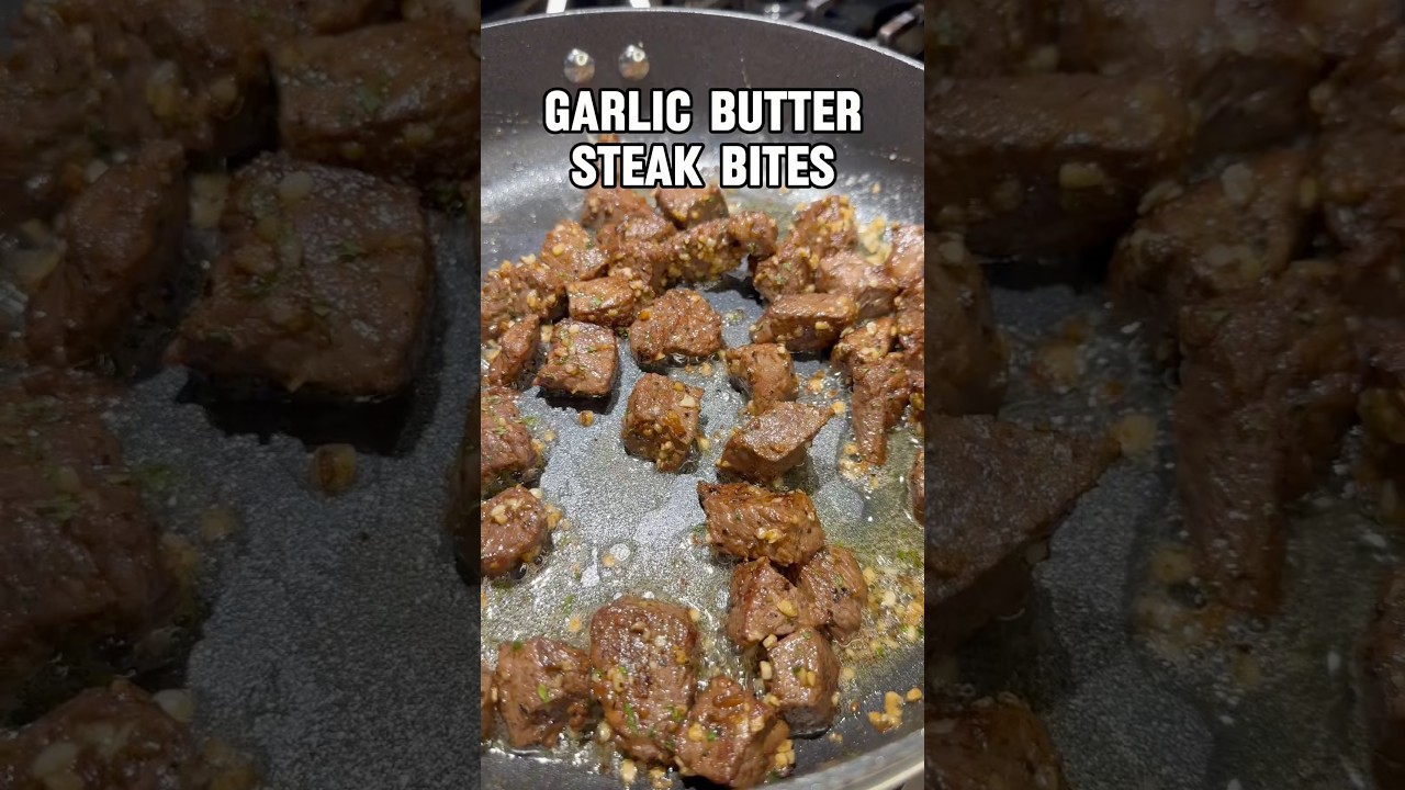 Garlic Butter Steak Bites!! 🔥🔥