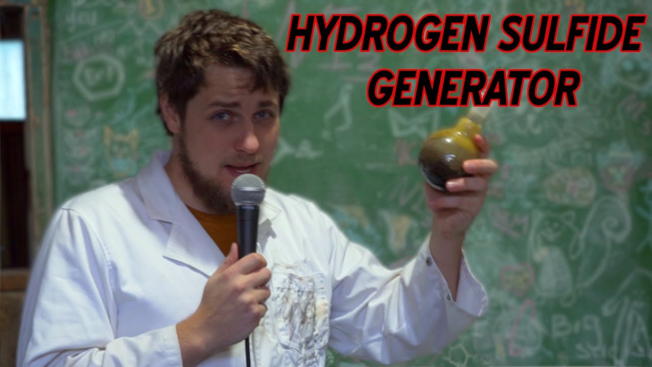 A hydrogen sulfide generator using... a candle