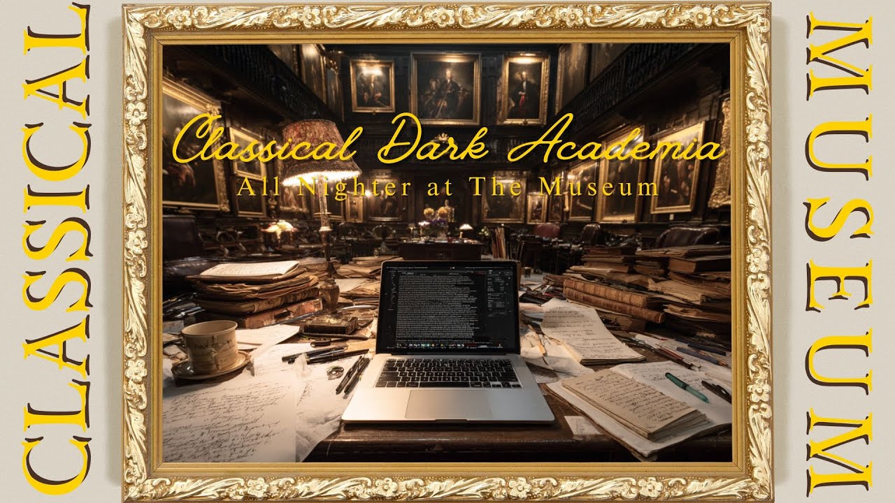 All Nighter at The Museum 🕯️ Sad Classical Music for Studying & Writing (Chopin, Schubert)