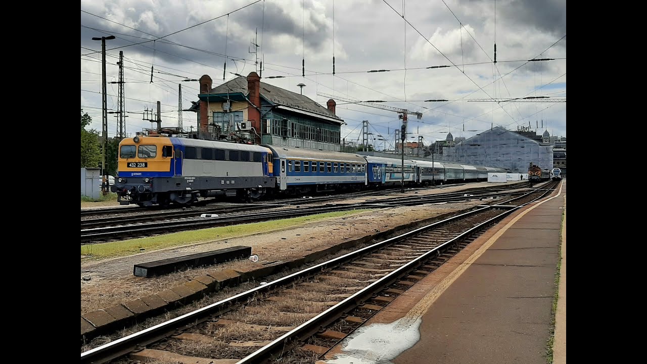 Vonatok Budapest Nyugati pályaudvaron 3 /vágányzár a 100a vasútvonalon/ (2021. 05. 16.)