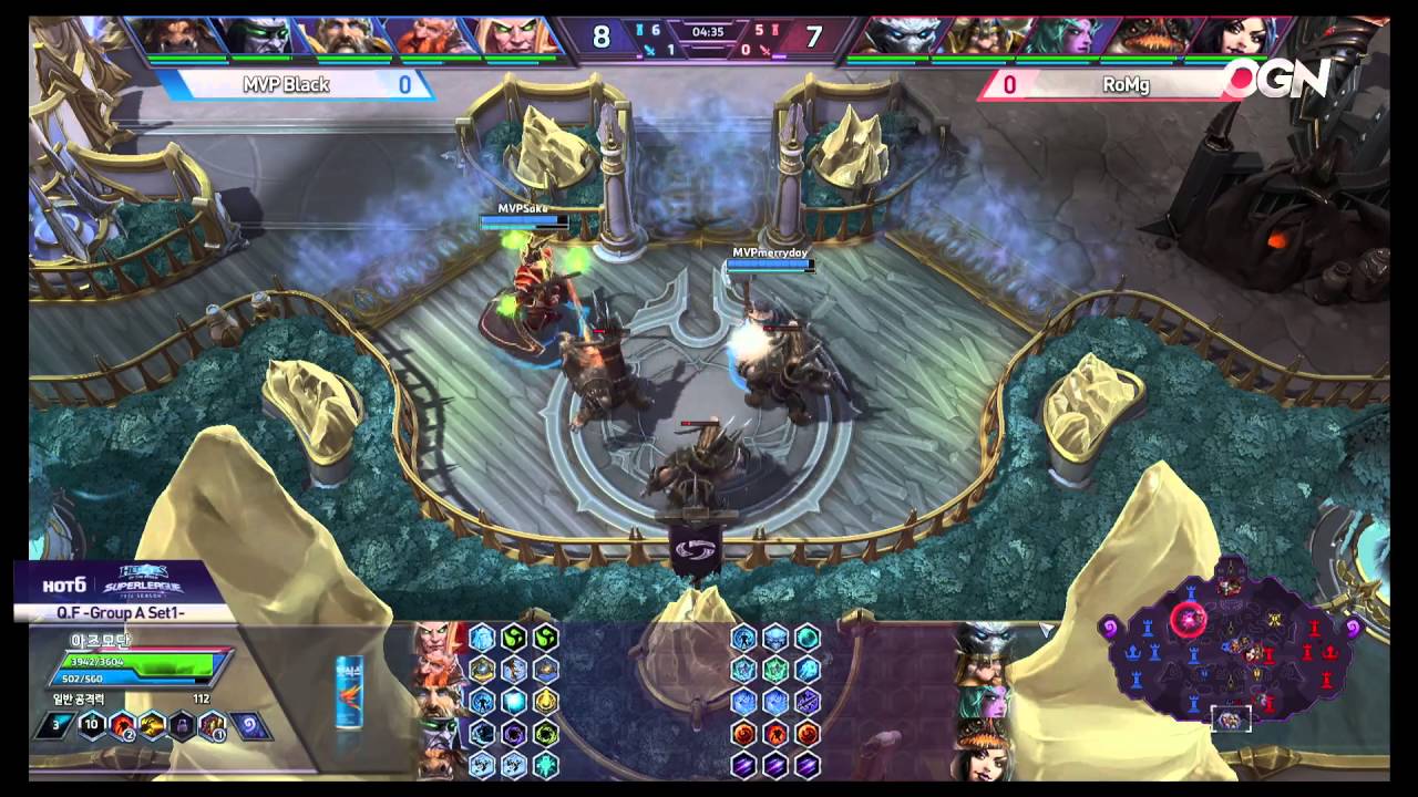 MVP Black vs. RoMg - Game 1 - Group A - Quarter Finals - SUPERLEAGUE 2016 S2