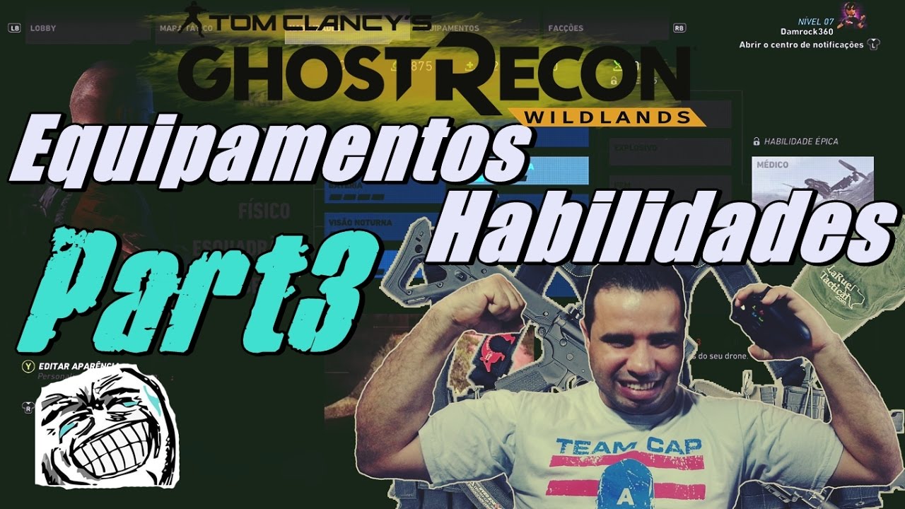 WildLands - Part3+Memes (Equipamentos e Habilidades) DamRock