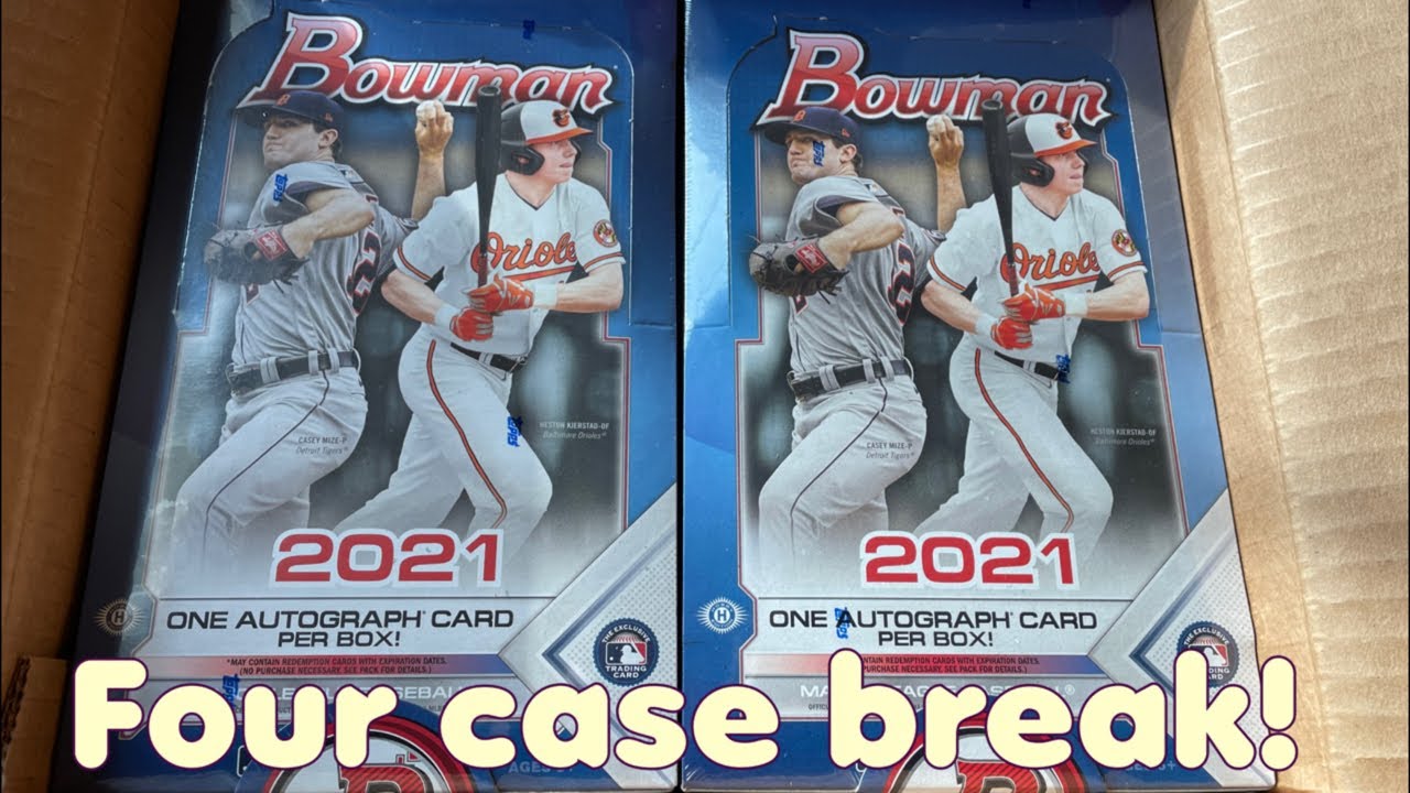 2021 BOWMAN BASEBALL FOUR HOBBY CASE BREAK!