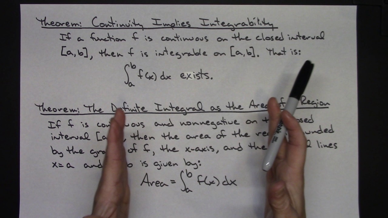 A Brief Introduction to the Definite Integral (Part 1 of 2)