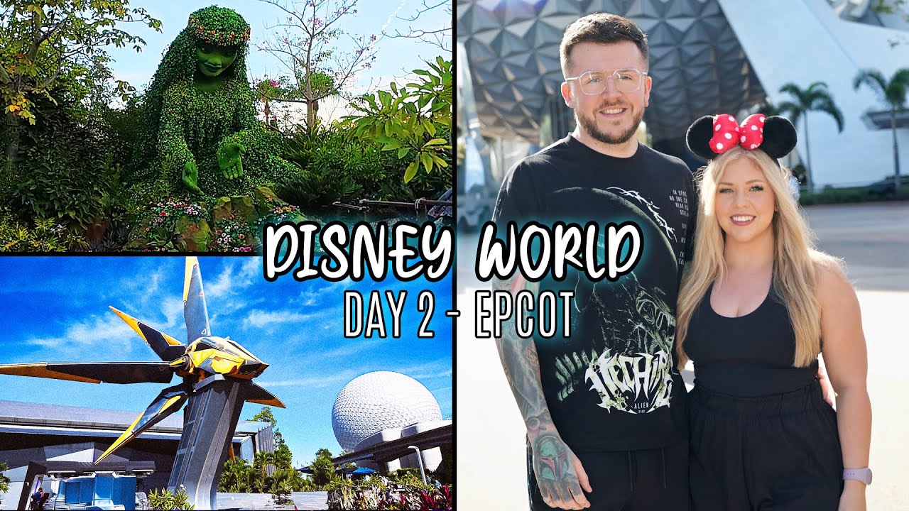 OUR FIRST TIME AT EPCOT! 🌐✨ Disney World Day 2 | Food & Wine Festival 🍷Guardians 🚀 & Walmart 🛒