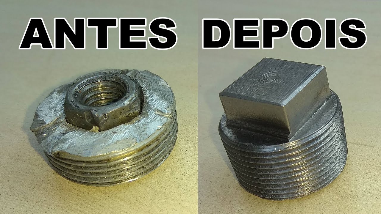Fabricando peça no Torno e na Fresa