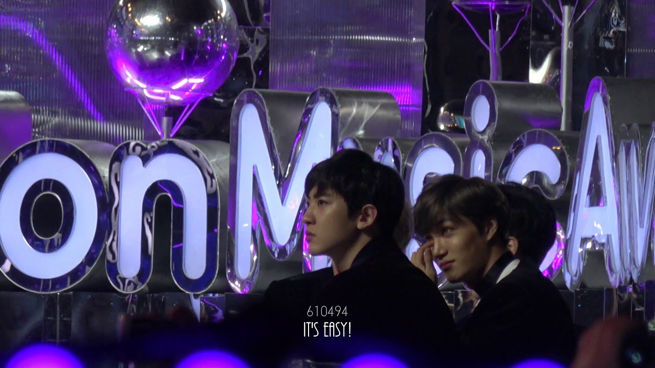 171202 MMA 02 대기석 찬열 백현 세훈