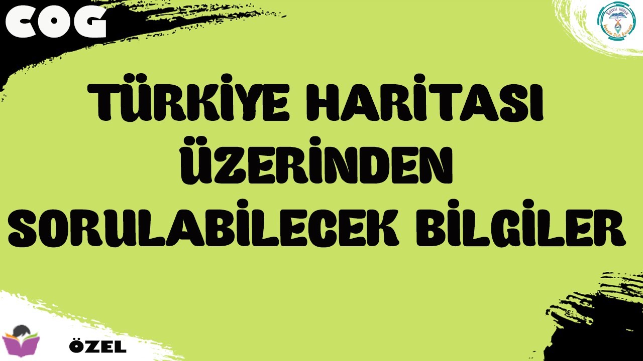 Türkiye Haritası Çalışması YKS-KPSS 2023