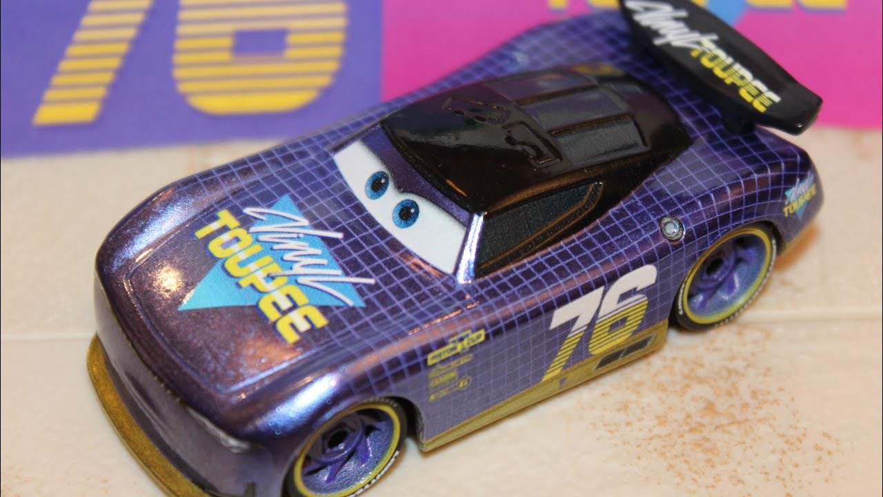 Mattel Disney Cars 3 Will Rusch (Next-Gen Vinyl Toupee) Piston Cup Racer 2021