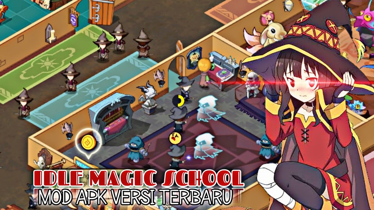 Idle Magic School Mod Apk Unlimited Money Di Android Versi 1.5.0 || LONGAMES