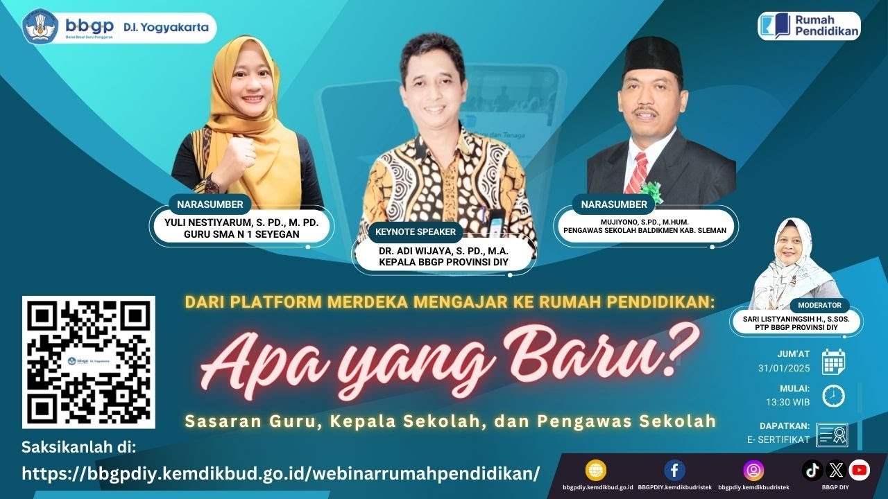 Dari Platform Merdeka Mengajar ke Rumah Pendidikan: Apa yang Baru ?
