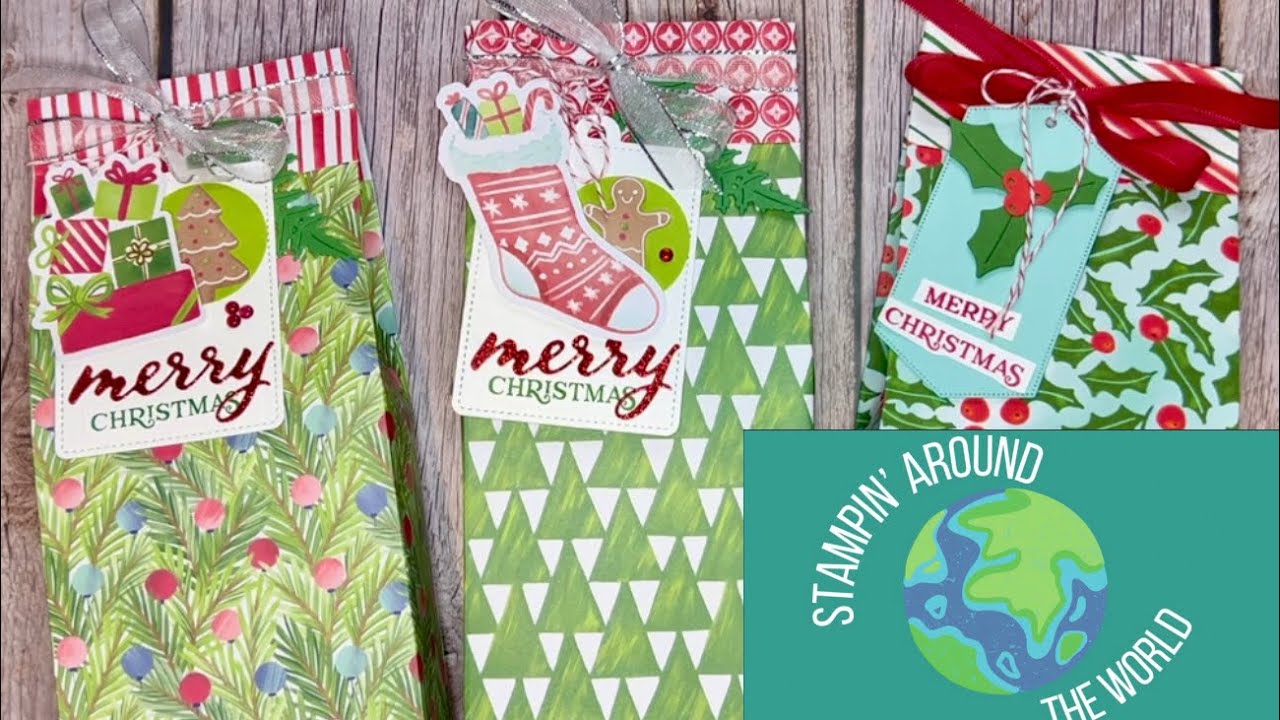 Stampin' Around the World Video Hop November 2024 - A Bag & A Tag (A Little Bit Festive)