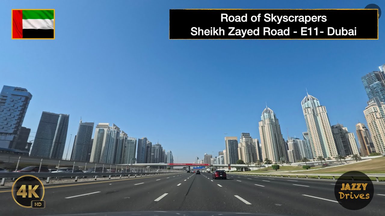Road of Skyscrapers Sheikh Zayed Road Dubai - Ep 11 #dubai #travel #trending