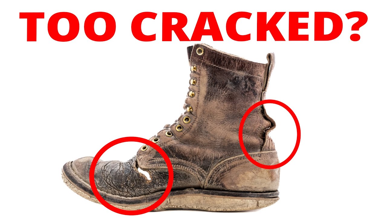 NEVER Cleaned/Conditioned WORK Boots - Nicks Boots Rebuild