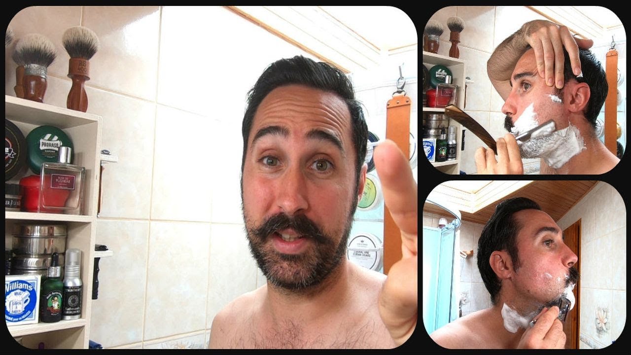 💈 COMMENT se RASER une BARBE de 10-15 JOURS ou plus 💈 FILSLADE - Rasage Traditionnel