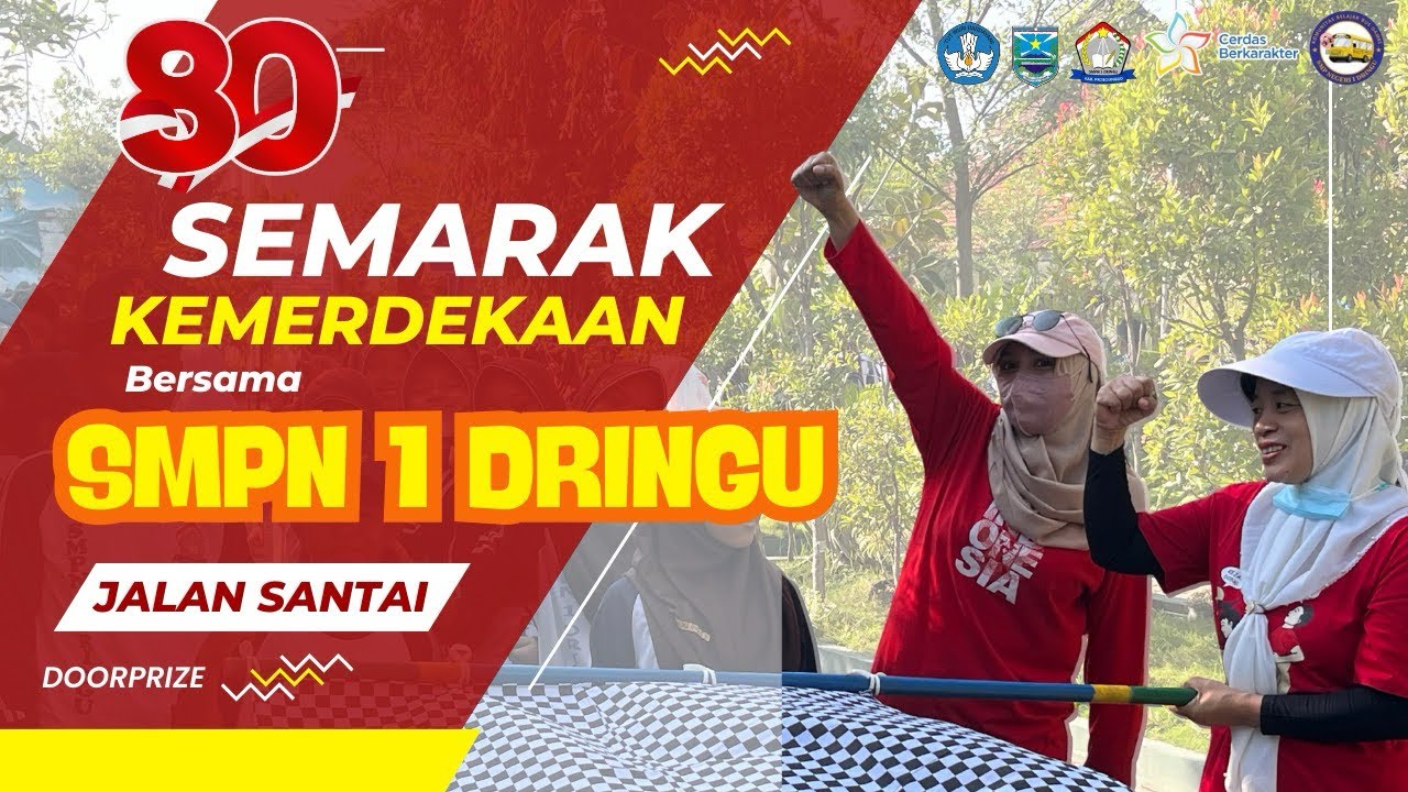 SEMARAK KEMERDEKAAN: Jalan Santai || SMPN 1 Dringu